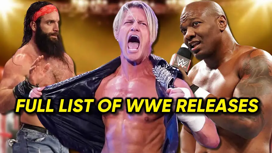 Full List Of WWE Releases Cultaholic Wrestling